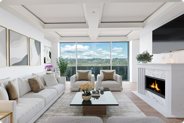 Another living room after restyling